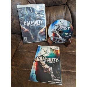 Call of Duty: Black Ops (Nintendo Wii, 2010) COD Video Game